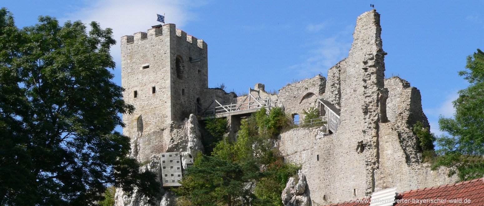 ausflugsziele-bayerischer-wald-burgruine-weissenstein